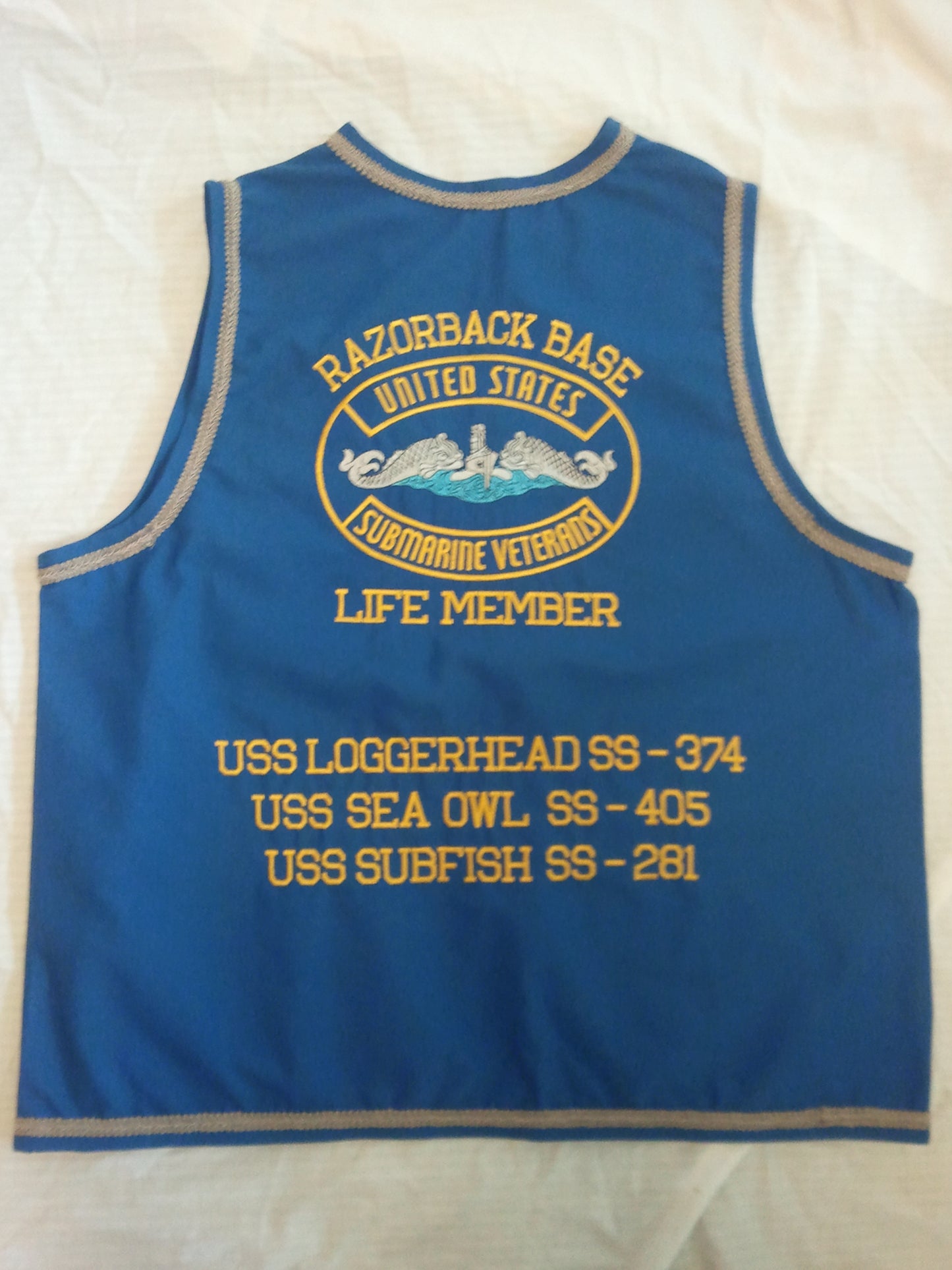 Vest USSVI Submarine VEST - SUBVEST
