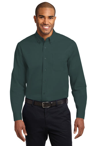 Woven LONG sleeve button Down Shirt
