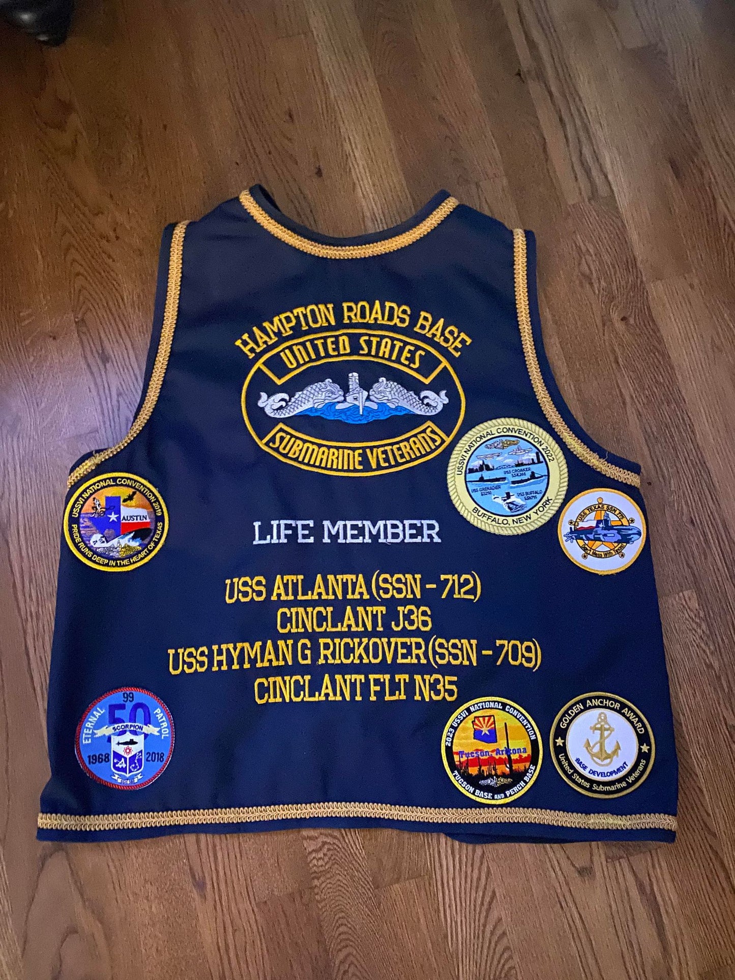 Vest USSVI Submarine VEST - SUBVEST