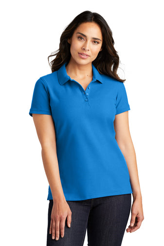 Womens Polo Cotton Pique k100