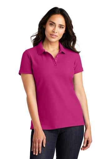 Womens Polo Cotton Pique k100