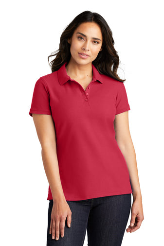 Womens Polo Cotton Pique k100