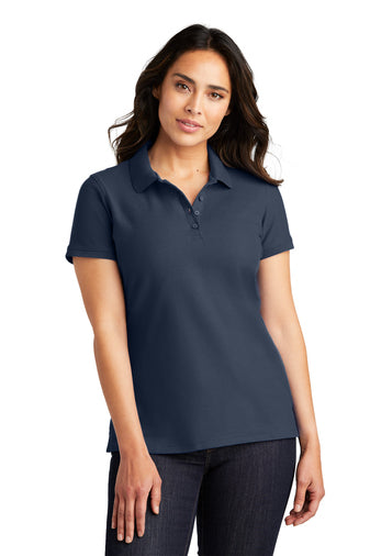 Womens Polo Cotton Pique k100