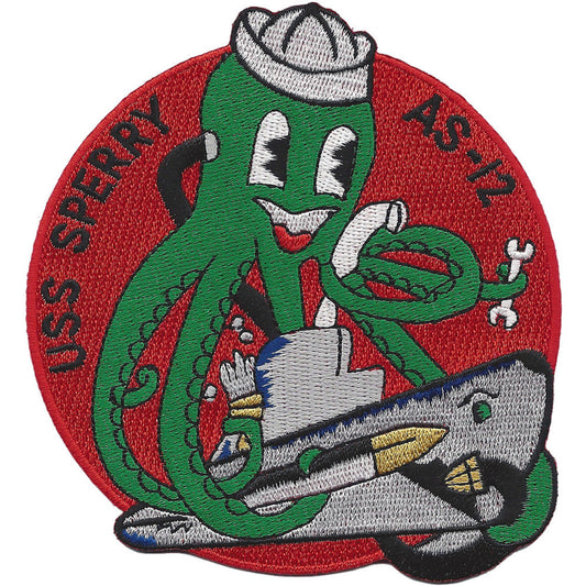 USS SPERRY AS - 12  OCTOPUS PATCH