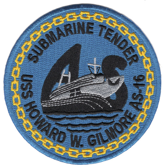 USS HOWARD W GILMORE AS - 16 PATCH