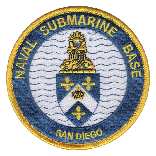 NAVAL SUBMARINE BASE SAN DIEGO COMMAND PATCH