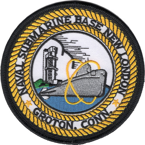 NAVAL SUBMARINE BASE NEW LONDON GROTON COMMAND PATCH