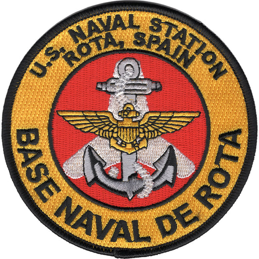 US NAVAL SATION ROTA SPAIN COMMAND PATCH