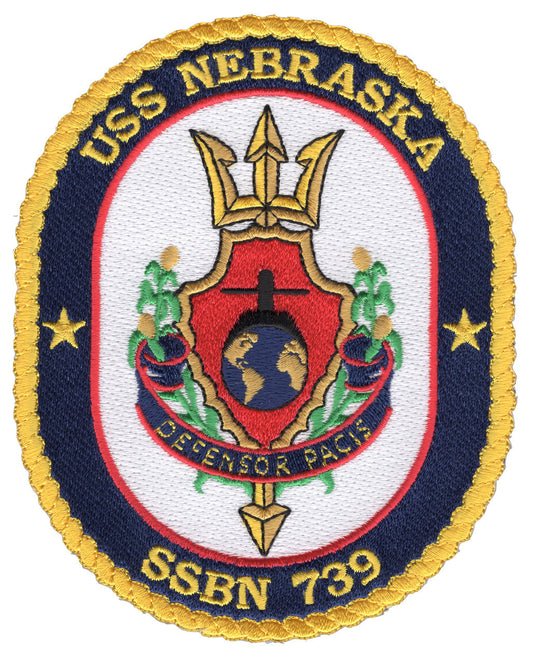 USS NEBRASKA SSBN 739 PATCH