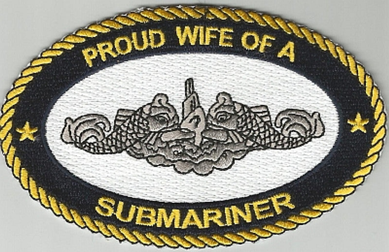 Proud Wife Of A Submariner DECAL/STICKER