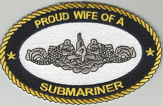 Proud Wife Of A Submariner DECAL/STICKER