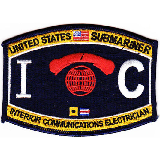 SUBMARINE INTERIOR COMMUNICATIONS ELECTRICIAN  IC  RATING DECAL/STICKER