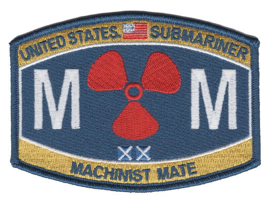 RATING MACHINIST MATE MM PATCH