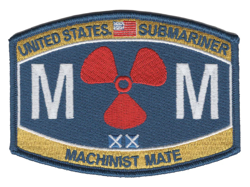 SUBMARINE Machinist Mate MM  RATING DECAL/STICKER