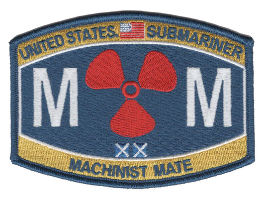 SUBMARINE Machinist Mate MM  RATING DECAL/STICKER