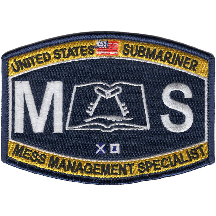 SUBMARINE MESS MANAGEMENT SPECIALIST MS DECAL/STICKER
