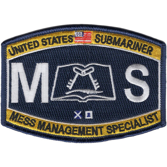 SUBMARINE MESS MANAGEMENT SPECIALIST MS DECAL/STICKER