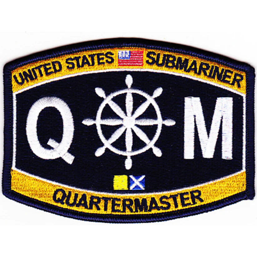 SUBMARINE QUARTERMASTER QM  RATING DECAL/STICKER