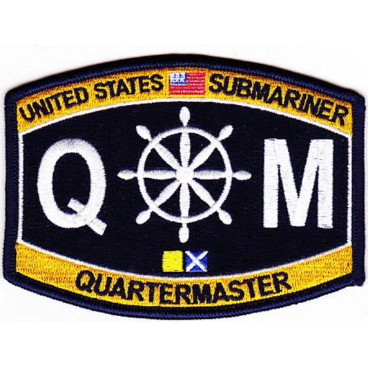 SUBMARINE QUARTERMASTER QM  RATING DECAL/STICKER