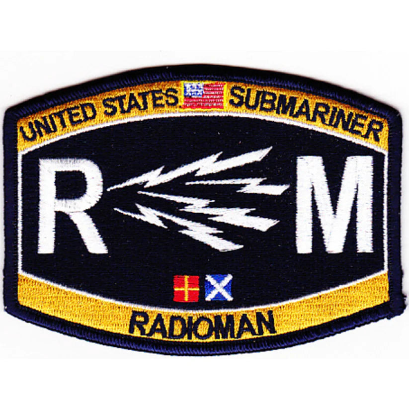 SUBMARINE RADIOMAN RM  RATING DECAL/STICKER
