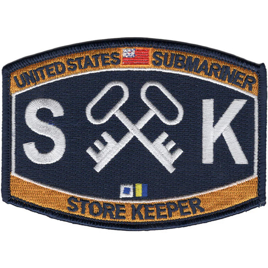 SUBMARINE STORE KEEPER SK RATING DECAL/STICKER