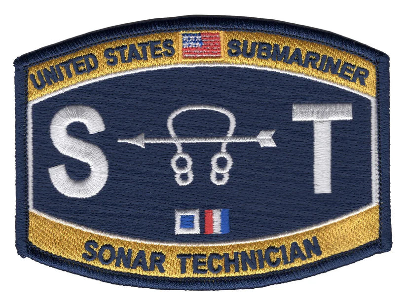 SUBMARINE SONAR TECHNICIAL ST  RATING DECAL/STICKER