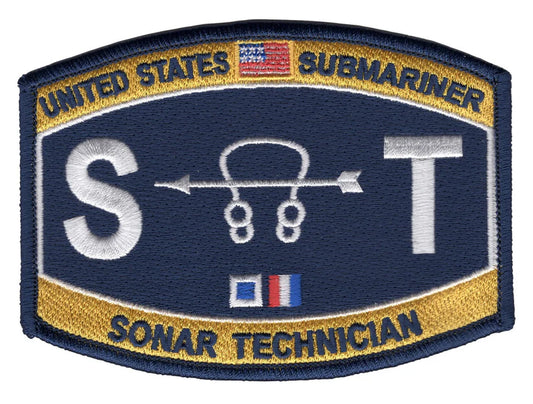 SUBMARINE SONAR TECHNICIAL ST  RATING DECAL/STICKER