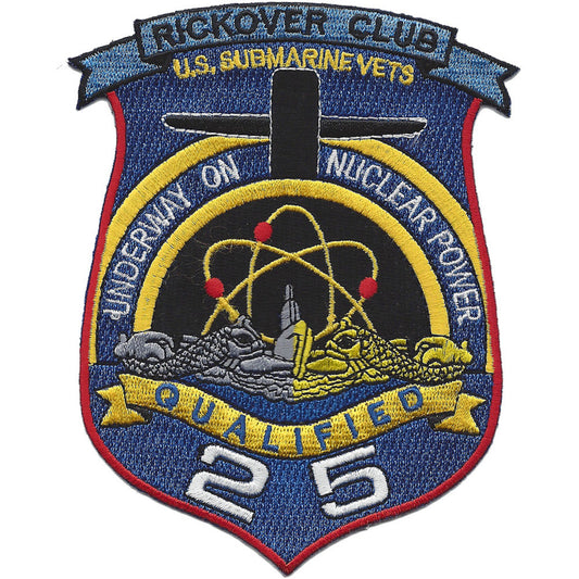 Rickover Club 25 years PATCH