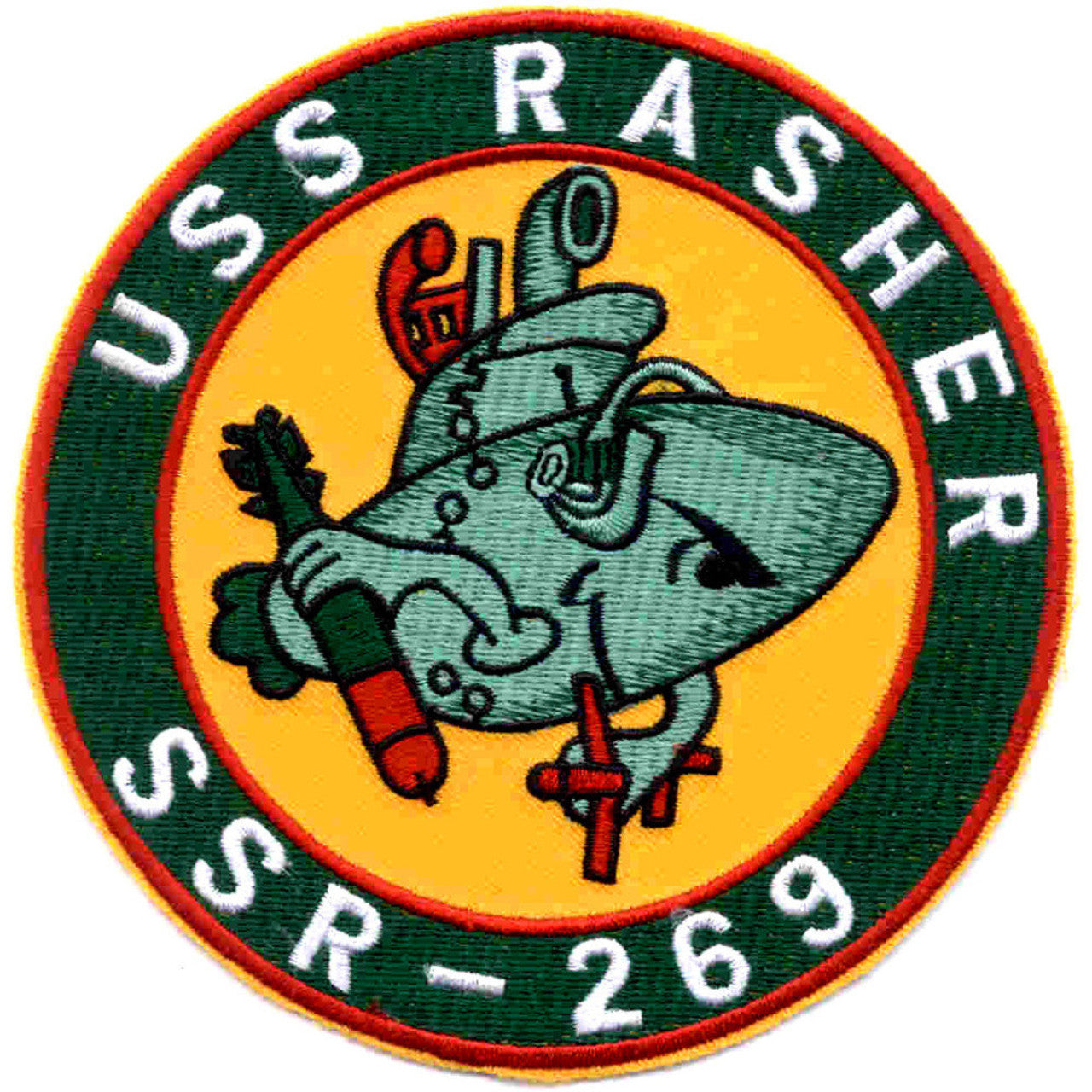 USS RAHER SSR 269 PATCH
