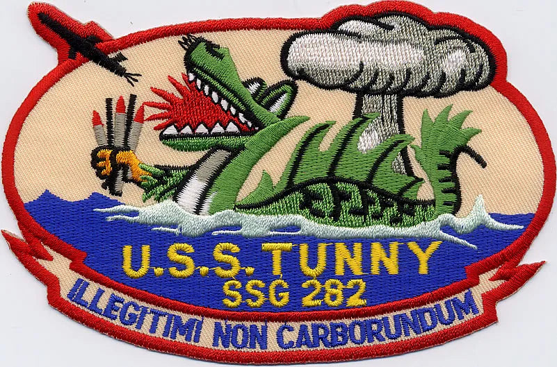 USS TUNNY SS 282 PATCH