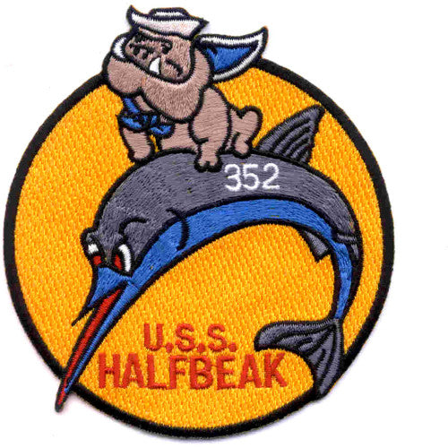 USS HALFBEAK SS 352 PATCH