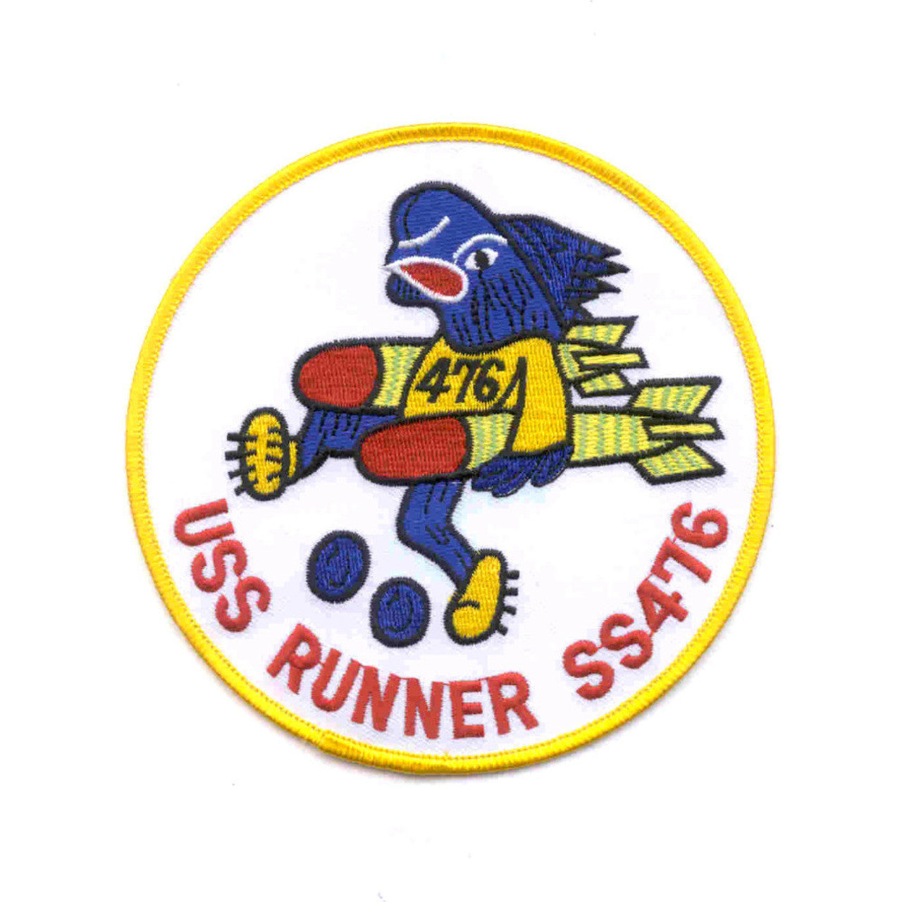USS RUNNER SS 476 PATCH
