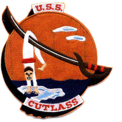 USS CUTLASS SS 478 PATCH - Sword & Sailor