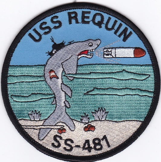 USS REQUIN SS 481 PATCH