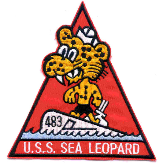USS SEA LEOPARD SS 483  PATCH