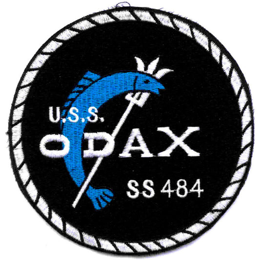 USS ODAX SS 484 PATCH