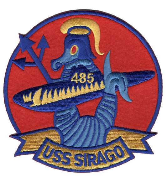 USS SIARGO SS 485 PATCH