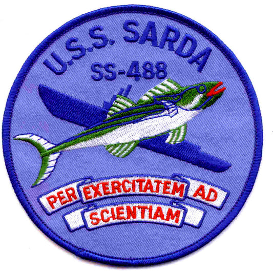 USS SARDA SS 488 PATCH
