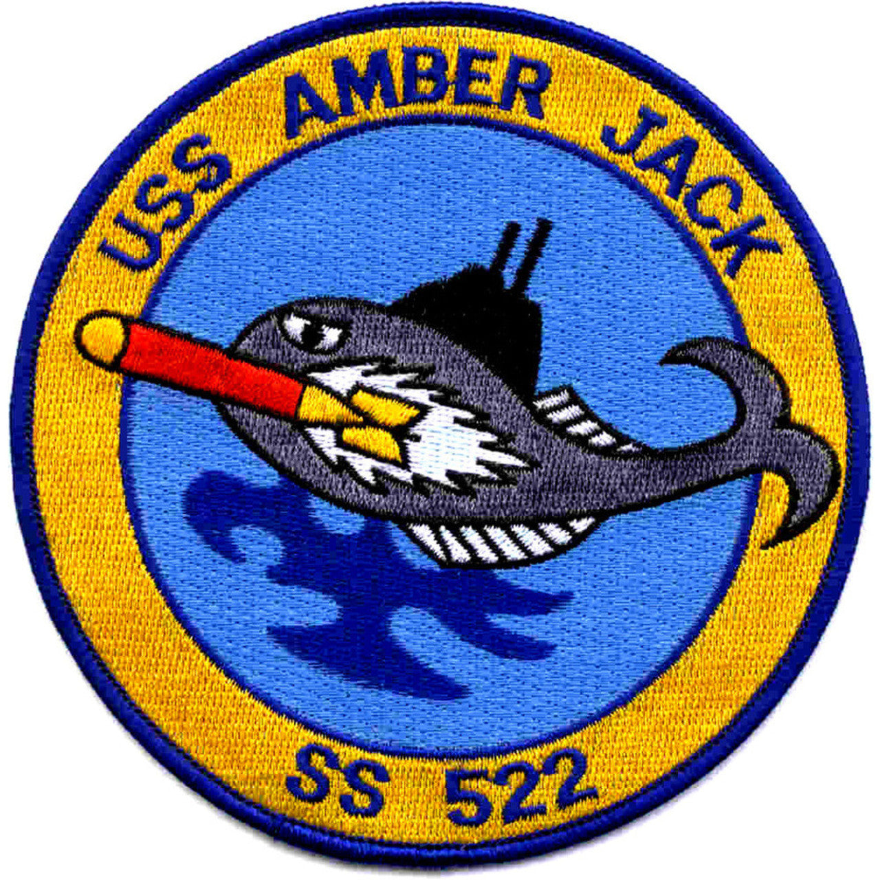 USS AMBERJACK SS 522 PATCH