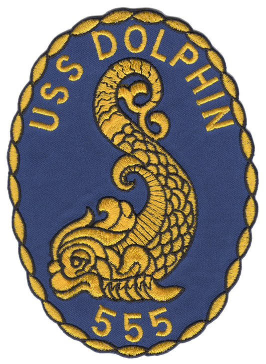 USS DOLPHIN SS 555 PATCH