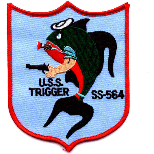 USS TRIGGER SS 564 PATCH