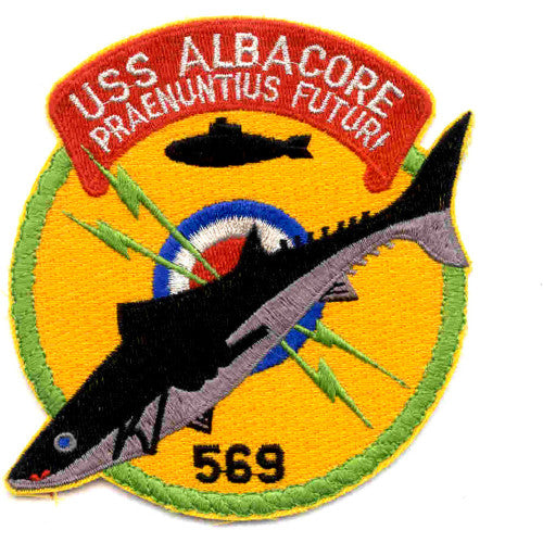 USS ALBACORE SS 569 PATCH