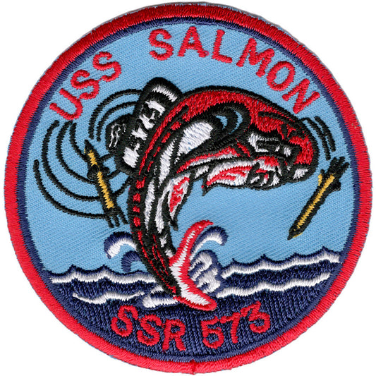 USS SALMON SSR 573 PATCH
