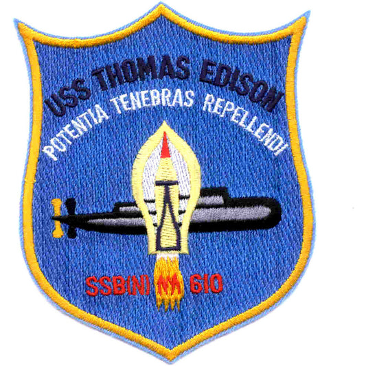 USS THOMAS EDISON SSBN 610 PATCH