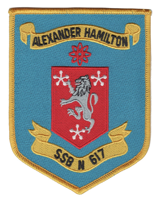 USS ALEXANDER HAMITON SSBN 617 PATCH