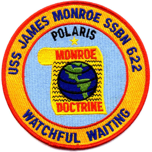 USS JAMES MONROE SSBN 622 PATCH