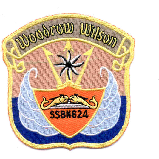 USS WOODROW WILSON SSBN 624 PATCH