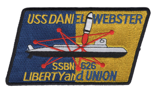 USS DANIEL WEBSTER SSBN 626 PATCH