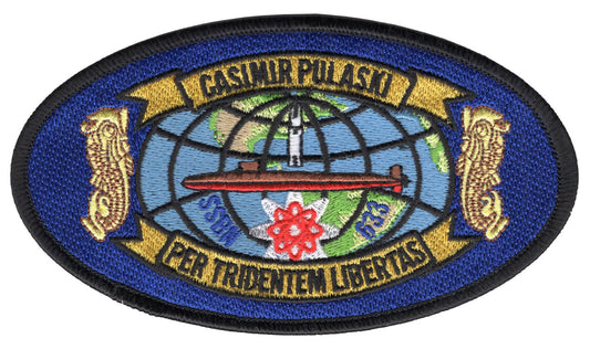 USS CASIMIR PULASKI SSBN 633 PATCH