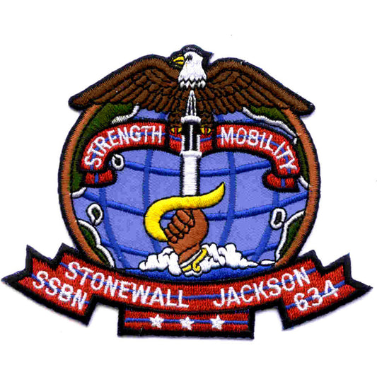 USS STONEWALL JACKSON SSBN 634 PATCH